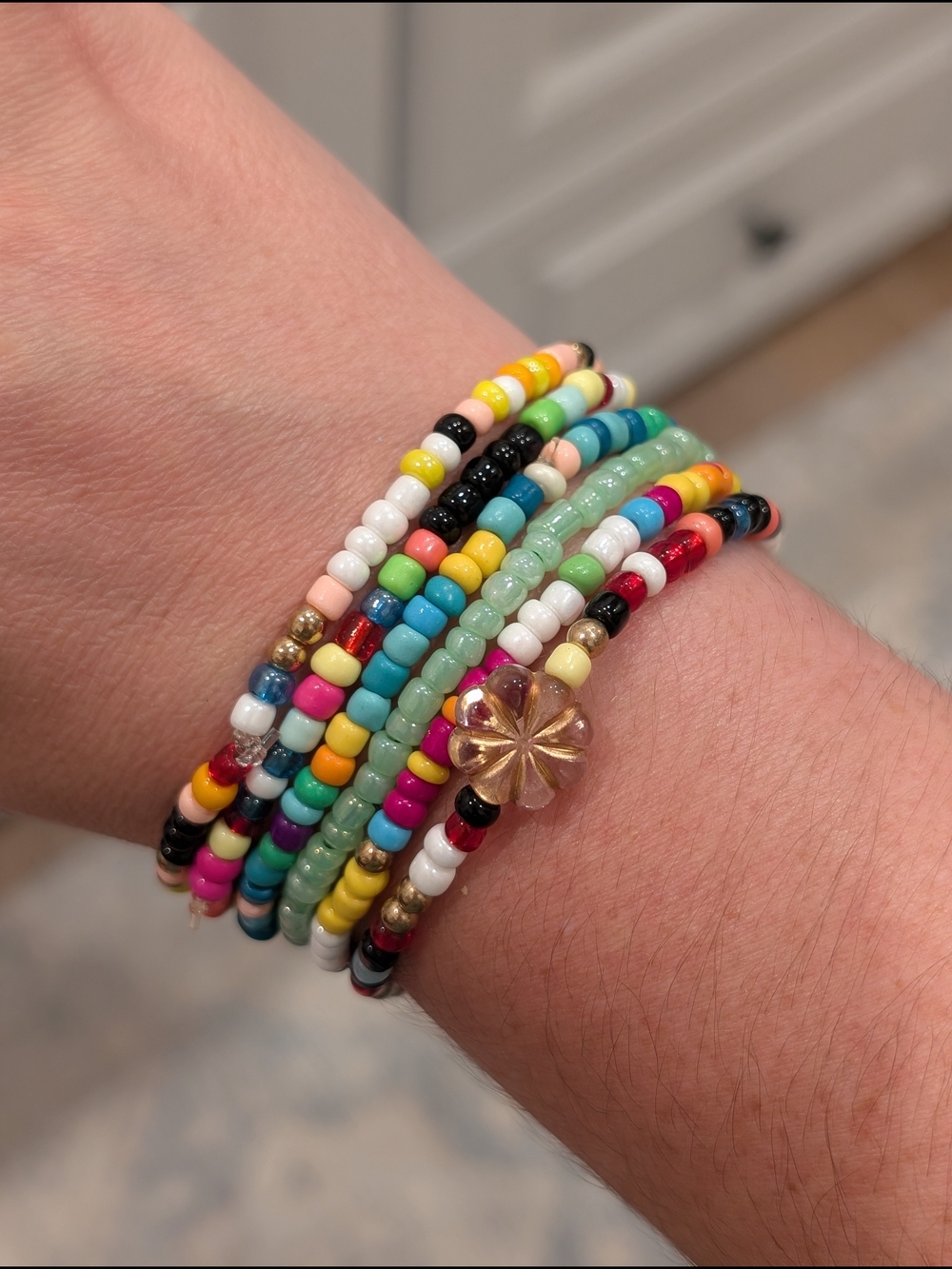 Multicolor Beaded Bracelets